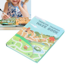 Maze-Arbeitsbuch mit 24 Herausforderungen für Kinder im Alter von 2-8 Jahren – Hand-Auge-Koordination, Activity Book, Papier