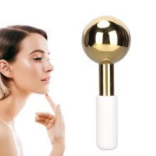 Stainless Steel Ice Globes for Skin Grooming, 20ml, 13.9x5.1cm