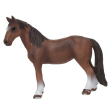 Realistic Plastic Horse Figurine with Durable Construction, Miniature Educational Model Ornament for Desk