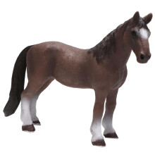 Realistic Plastic Horse Figurine with Vivid Sculpting, Mini Educational Tabletop Decoration Toy
