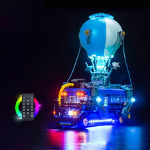 LED Light Kit for 77073 Battle Bus with Remote Control and USB Powered Display Lighting