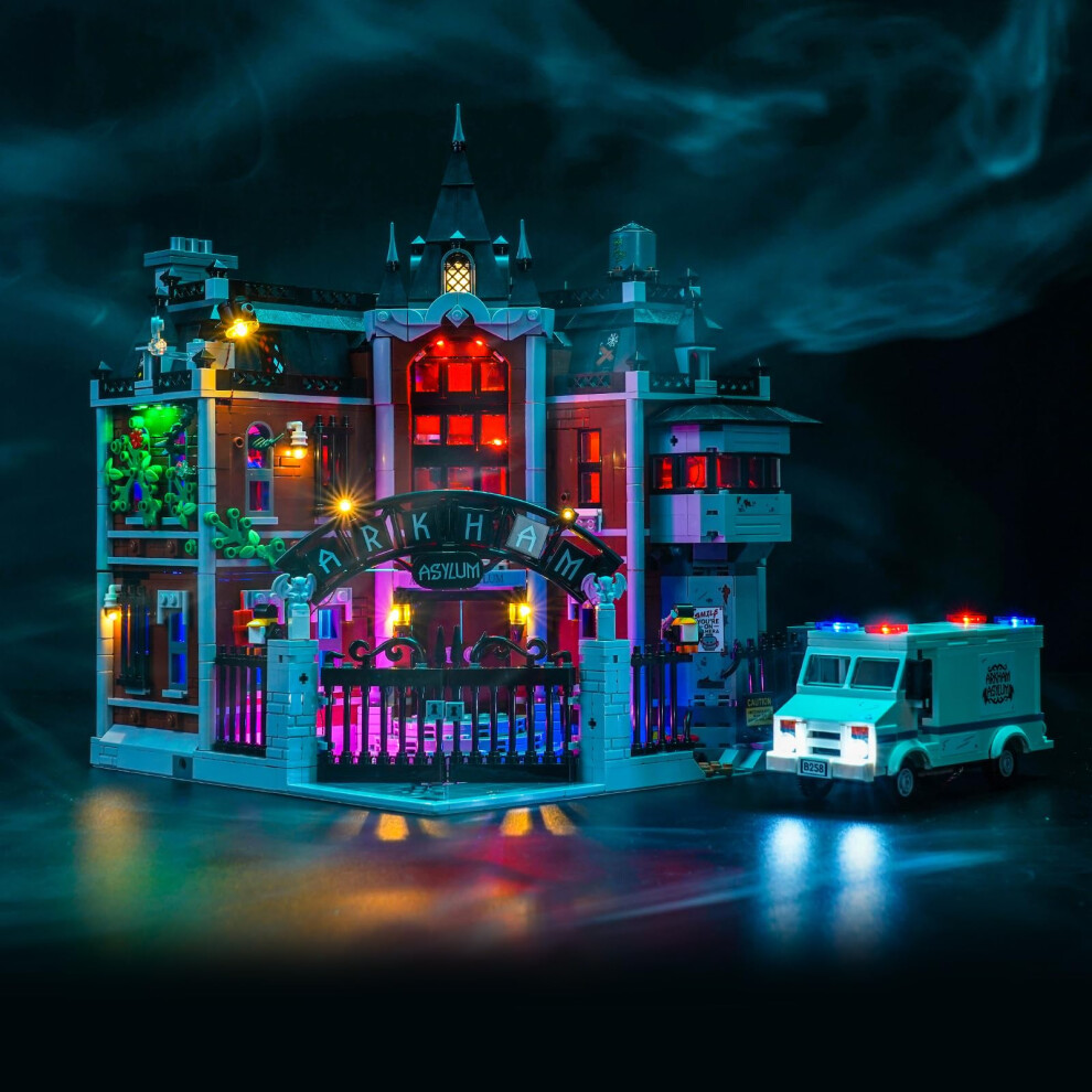Ing Kit For 76300 Arkham Asylum, Usb Powered Led Set, Diy Display Enhancement Light 9455672960182