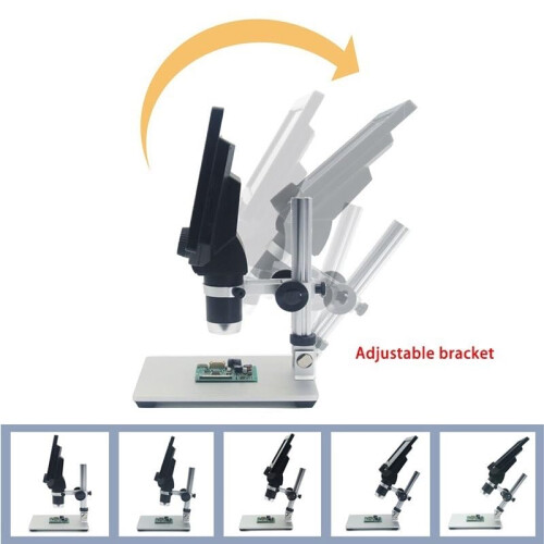 USB Digital Microscope 600X Zoom with HD OLED Display and 4.3' Screen for Slide Viewing 1