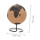 Cork Desktop Globe with Markable Surface for Office Decor, Home Study and Travel Planning 3