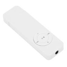 Mini Music Player 64GB Lossless Sound Support for Running Travel Students White