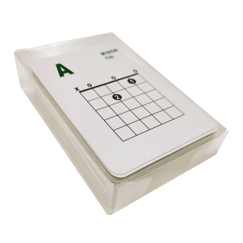 49 Guitar Chord and Scale Flash Cards for Beginners, Quick Learning Reference Deck