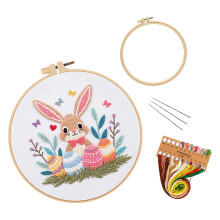Easter Theme Embroidery Set for Home Decorations Include-CX1500