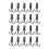 Adjustable Hook and Loop Fasteners Secure Fastening-20 pieces 1