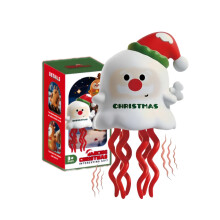 Wind Up Christmas Toy Santa and Reindeer, Dancing 2in1 Mini Car, Battery Stocking Stuffer for Kids