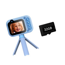 Kids Waterproof Camera 2K Ultra Clear Video 32GB Memory 10x Zoom for Swimming and Snorkeling