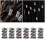 50 Stück Alloy Wikinger Bartperlen, Röhrchen-Threads DIY Haaraccessoires 2