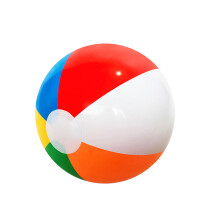 Bunte PVC-Aufblasbare Strandball für Kinder, 26 cm Durchmesser