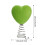 Easy Install Flocking Heart Christmas Tree Toppers No Assembly 3