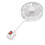 Flexibler Mini-Tischventilator mit Aromatherapie-Duftpad, tragbarer leiser Elektroradiator 14