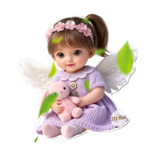 2D Acrylic Baby Fairies Keyring Bag Charm for Keychain-SCY4942