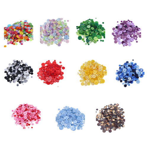 Easy to Use Assorted Resin Button for Sewing and-Purple1 series 1
