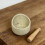 Pottery Herb Stripper Bowl,Ceramic Herb Stripper 4-white yellow 6