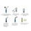 Soil Test Liquid Solution Kit - 5 Bottles for Agriculture & Gardening 7