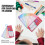 Reusable Dry Erase Multiplication Flash Cards for Kids Math Practice with Table Chart and Ring Storage 3