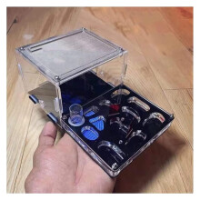 Clear Acrylic Ant Farm Kit with Hydration System, Educational Ant Habitat for Kids (L)