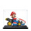 Clear Acrylic Dustproof Display Case for  72037 Kart Model with Wood Grain Black Base 1