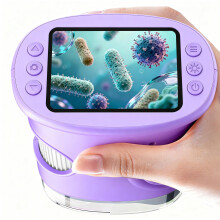 1000X Handheld Digital Microscope for Kids: Portable Miniscope with 2.0" IPS Screen - STEM Outdoor Toys for Age 4-12 - Birthday Gifts for Girls Boys