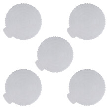 5er-Pack Kuchenplatten aus lebensmittelechtem Kunststoff-4 Zoll