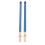 2Pcs Bamboo Drum Brush Stick Mallet Percussion Accessory Set Blue 1