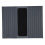 Sofa Arm Ablagetisch, 43,5x34cm, Hellgrau, Bambus, Rutschfest 1