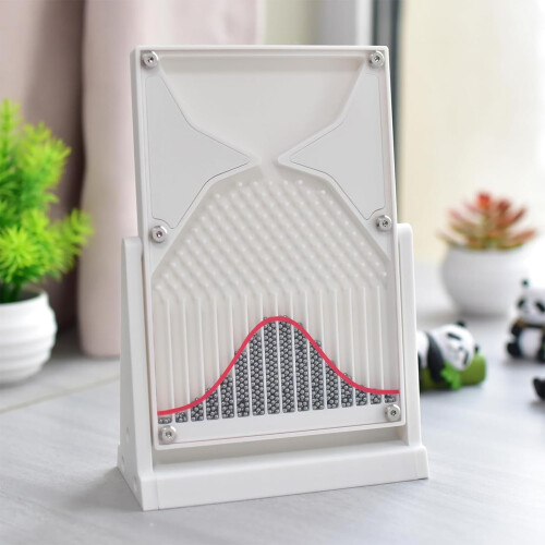 Galton Board Probability Demonstration Kit, 12x18cm Normal Distribution Model for Classroom Learning 2
