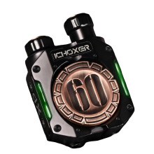Black EDC Metal Fidget Spinner Magnetic Coin Toy for Adult Stress Relief and Everyday Carry