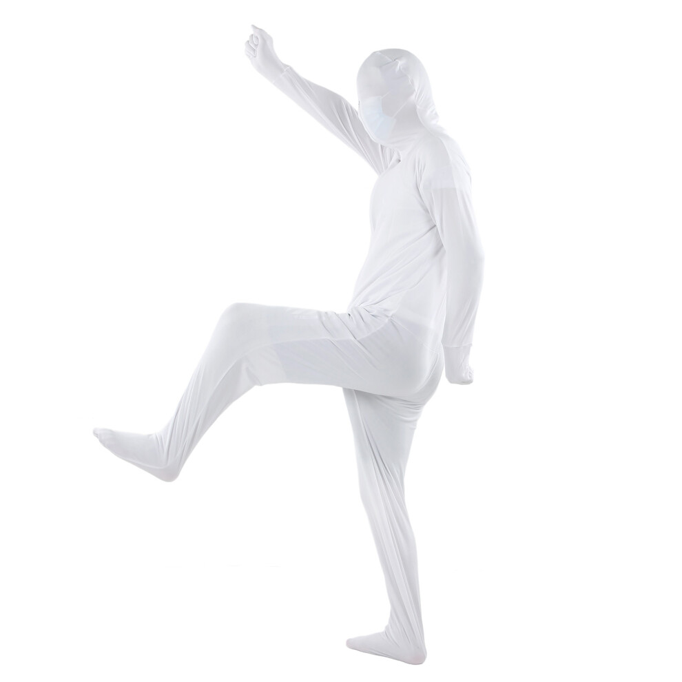 Full Body Photography Suit Unisex 190Cm Vinyl Bodysuit White 8711390573105