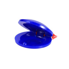 Plastic Castanets Percussion for Kids Rhythm Training Early Education Instrument Dark Blue