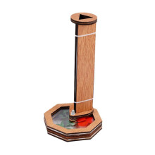 Wooden DIY Kaleidoscope Kit for Kids Educational Creative Play with Spinning Pattern View