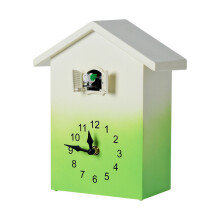 Cuckoo Clock for Wall Art Volumes Adjustable Cookoo Clock-Green