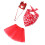 Valentinstag-Feier, Polyester-Veranda-Gänse-Dekoration, 1