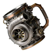Resin Automotive Mug With Turbocharger Shape For-engine cup