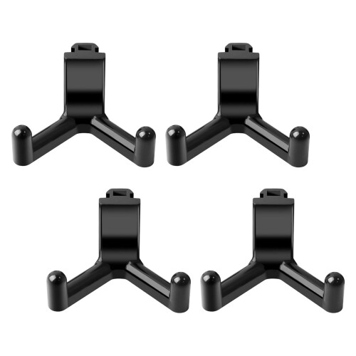 Slip Resistant Utility Hook Organizers ABS Plastic Garage-Black