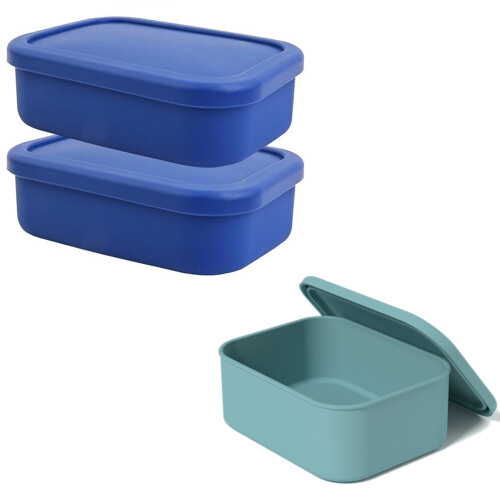 Set mit 8 auslaufsicheren, mikrowellengeeigneten-Blau 1
