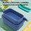 Set aus 8 lebensmittelechten PP-Behältern,-Senior blau 6