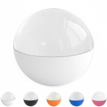 2.7 Inch Crystal Ball Video Player with Immersive 180 Projection, USBSD Upload, Rechargeable LED Display AWhite