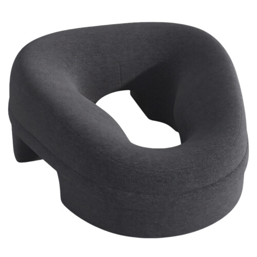 Ergonomisch gezichtskussen met geheugenschuim met-Donkergrijs