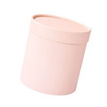 Seau à fleurs en forme de récipient Floral, design rond-Rose