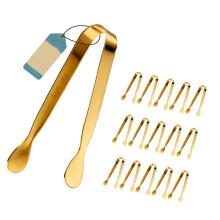 Multipurpose Nonrust Steel Ice Clamps 16Pcs Set Mirror Gleaming