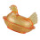 Multipurpose Easter Plastic Hen on Nest Candy Bowl Covered-Gold 1