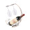 Handcrafted Metal Wine Bottle Storage Rack Pirate Boat Shape-1 1