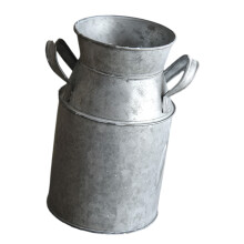 Retro Metal Pitcher Vases,Farmhouse Rustics Flower Vases with