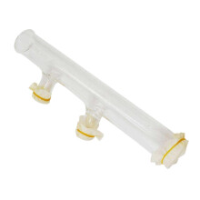 Liquid Pressure Demonstrator Durable Glass Physics Teaching Apparatus for Classroom 8.66inch
