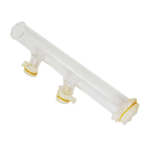 Liquid Pressure Demonstrator Durable Glass Physics Teaching Apparatus for Classroom 8.66inch