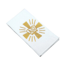 Colorful Cotton Linen Cloth Handkerchief With-A symbol